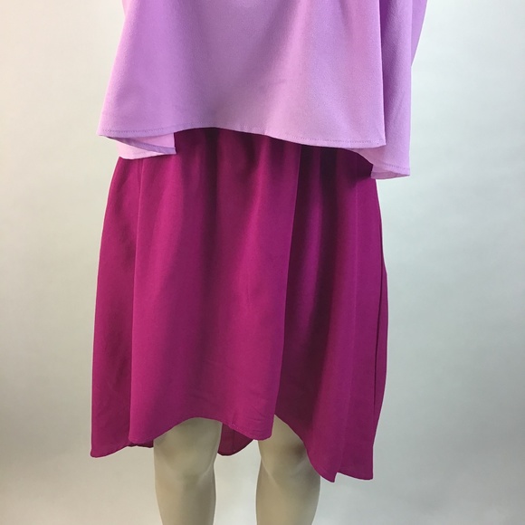 Forever 21 High Low Summer Dress Pink Medium - Picture 5 of 8